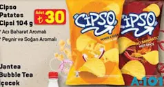 CİPSO PATATES CİPSİ 104 G